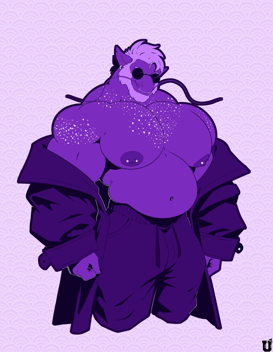 Took some time to work on some different stuff with a limited color palette, and this came out! I couldn't decide which version I likes more so I'm posting both... Always nice to work on some personal stuff 👋💜