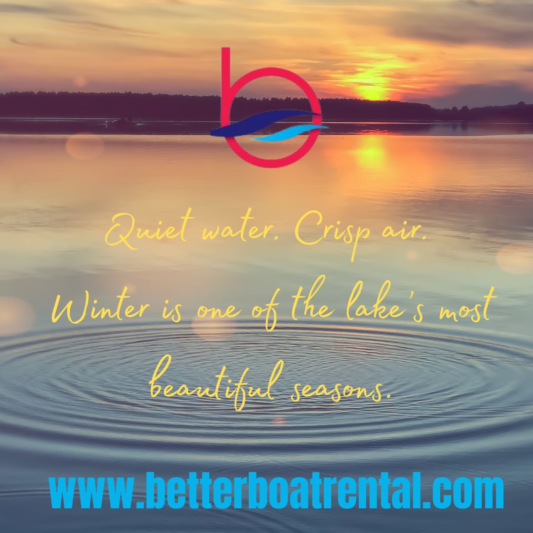BetterBoatingLM's tweet image. Winter boating offers calm waters, open views, and plenty of sunshine. It’s the perfect time to soak up fresh air, enjoy a peaceful cruise, and experience the lake in a whole new way. 

#betterboating #betterboatrental #bestlakemurrayboatrental #lakemurray