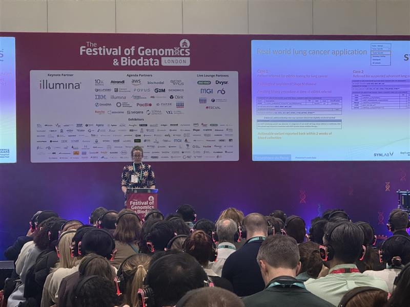 SOPHiAGENETICS's tweet photo. π‘What a fantastic session at Festival of Genomics & Biodata! Our talk, on liquid biopsy was met with a full room, huge interest, and so much energy!
π Weβre incredibly grateful and we canβt wait to be back in 2027!
#FOG2026 #liquidbiopsy #cancerdiagnostics #genomics https://t.co/vTbsvRkDcv