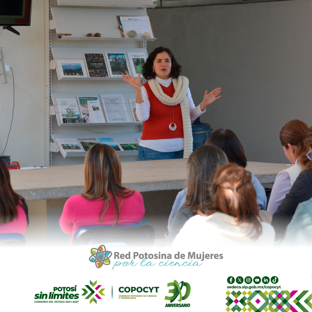 COPOCYT's tweet photo. Ayer realizamos el taller “Liderazgo Femenino: Transformando desde la Ciencia” en el Jardín Botánico del Parque Tangamanga, dirigido a integrantes de la Red Potosina de Mujeres por la Ciencia.🌿🔬 @izotaluaslp https://t.co/IAEsi4fsyX