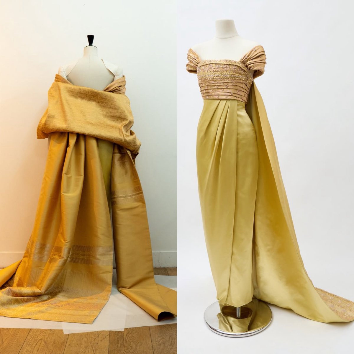 LaliceUpdates's tweet image. Vogue Hong Kong IG update:

BP’s Lisa, appointed "Amazing Thailand Ambassador" by the Tourism Authority of Thailand (TAT), lit up the "Amazing Thailand Exclusive Night" at Wat Arun in Bangkok. She captivated in a custom Balmain haute couture corset gown with a sweeping train,…