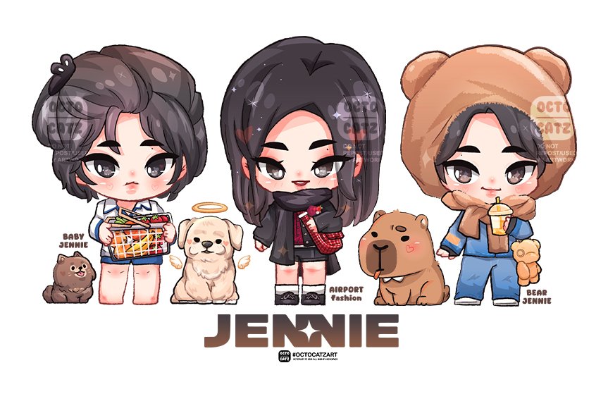 #JENNIE #BLACKPINK 🩷🖤
น้องเจนกับสัตว์เลี้ยง🐻🐶🐶
รับวาดตัวการ์ตูน ออกแบบของ
พร้อมส่งผลิต,พรีวิวต่างๆ สั่งได้ค่า♡♡
【 Commission 】  
✦ ขอบคุณงานคอมมิชค่ะ
✦ Artwork by #OCTOCATZART
#รับวาดรูป #คอมมิชชั่น #รับออกแบบ
#รับออกแบบgiveaway #commissionTH