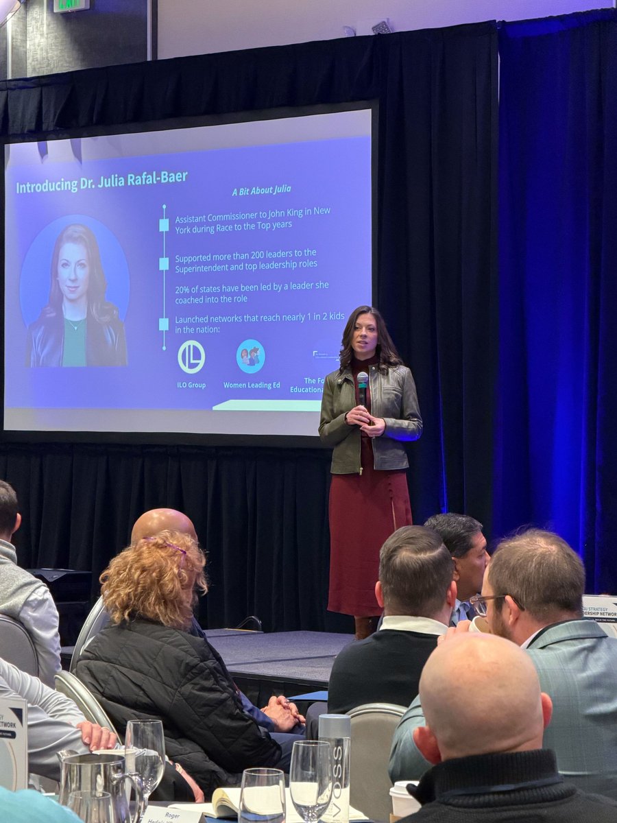 WeAreILO's tweet photo. Today, #AIStrategy & Leadership Network Cohort 2 officially kicks off with superintendents and their leadership teams from across the country gathering.

Across 2 cohorts, more than 140 leaders from 11 state agencies and 34+ school districts, representing 12.5 million students, are doing the hard work of leading AI with purpose, structure, and responsibility at scale.

This work is about building shared direction, strengthening leadership judgment, and shaping how nearly 1 in 4 public school students will experience what comes next.

Day one begins with vision.
The work starts now.

cc @juliarafalbaer