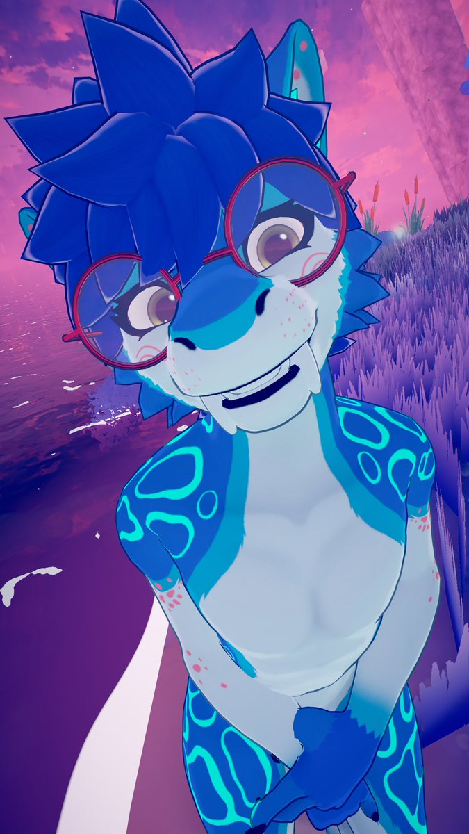 ReddenSudike's tweet photo. Decided to make 2 simple textures for the Waggan and tbh I like the design. Meet Zircon (Red) and Reya (Blue) https://t.co/ulRUcsabTf