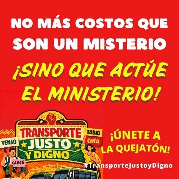 Tabio solicita su presencia,.este. empresa monopolio hace lo que se le da la gana. 
<a href="/MinTransGov/">Min Transporte</a>
<a href="/Supertransporte/">SuperTransporte 🇨🇴</a>
<a href="/sicsuper/">Superintendencia de Industria y Comercio 🇨🇴</a>
<a href="/infopresidencia/">Presidencia Colombia 🇨🇴</a>
<a href="/petrogustavo/">Gustavo Petro</a>
<a href="/maferojas/">Mafe Rojas</a>
<a href="/cielo_rusinque/">Cielo Rusinque Urrego🇨🇴🇫🇷</a>