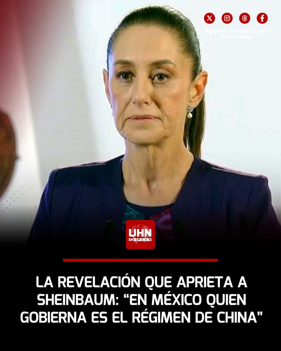 UHN_Plus's tweet image. 🇲🇽🇺🇸🇨🇳‼️ | El investigador, escritor y consultor político, Peter Schweizer hizo una impactante revelación en su nuevo libro, El Golpe Invisible. Schweizer asegura que en México quien gobierna es el régimen comunista chino: "Actualmente, China tiene solo 5 consulados en Estados…