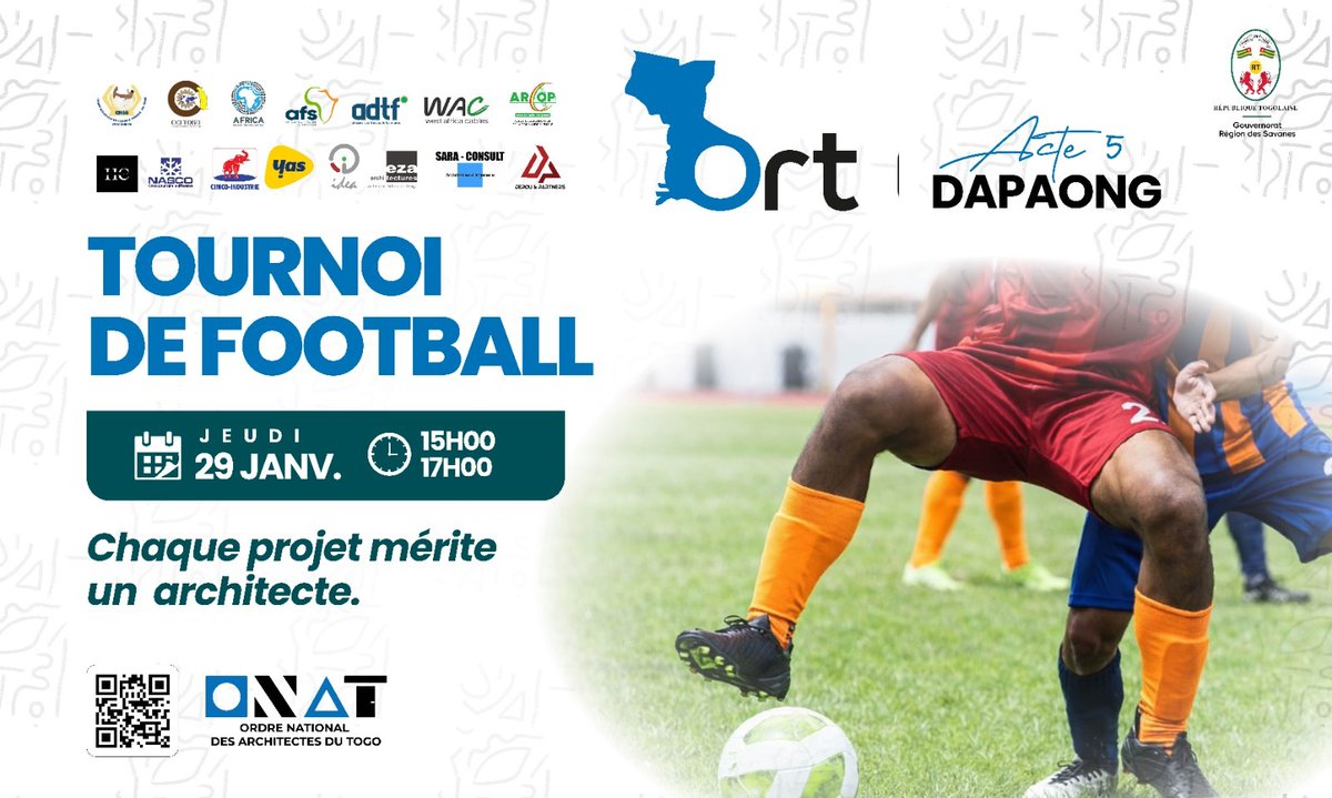 Tournoi de football – Moment de convivialité et de partage

Après les échanges enrichissants avec les populations de Dapaong et le temps du déjeuner, les activités se poursuivent avec le tournoi de football, prévu dans l’après-midi.

#togo <a href="/Tgtwittos/">TT228</a> <a href="/Actu_228/">TgTwittos Actu</a>