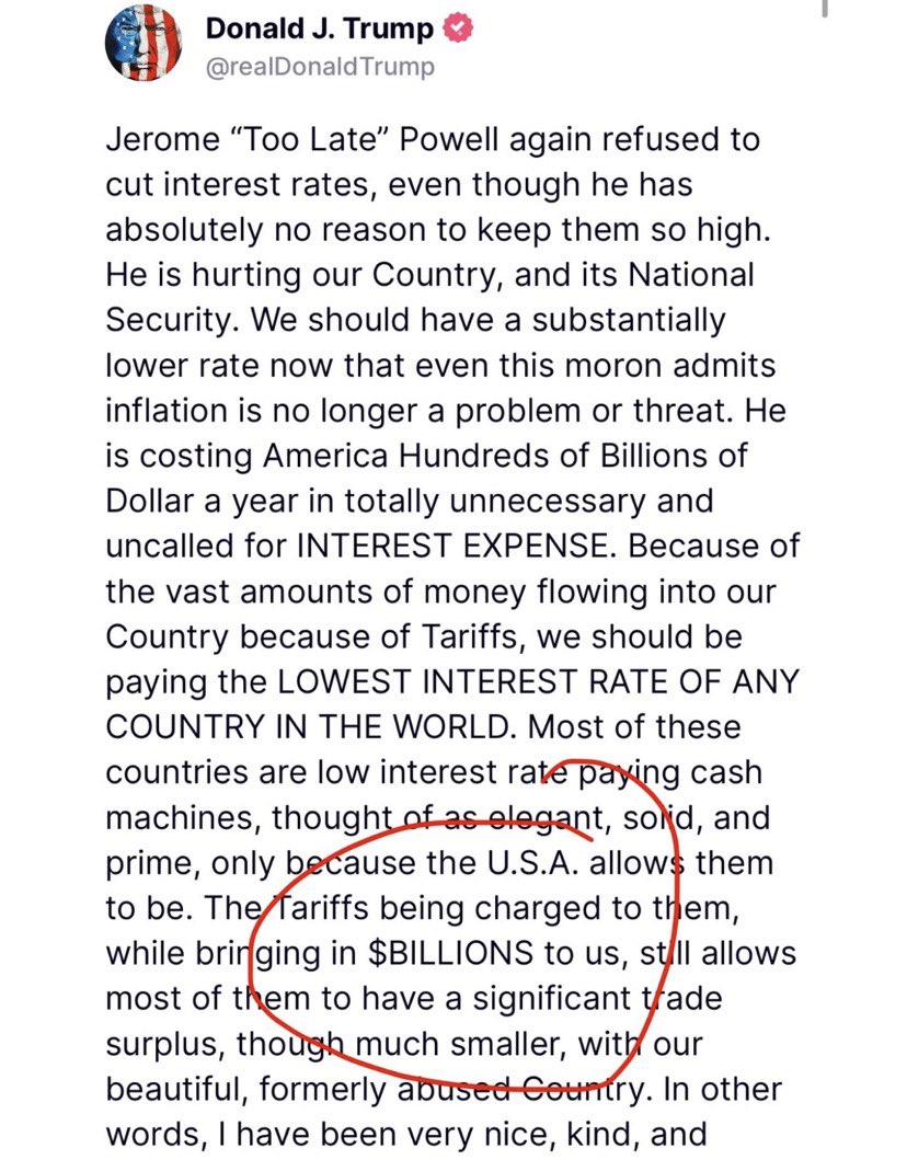 Not Jerome Powell tweet media