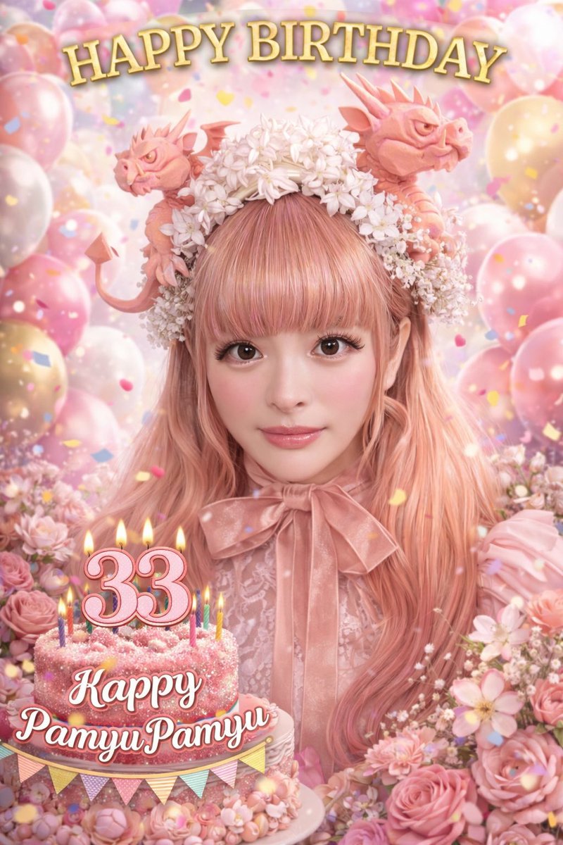 iiilove1204's tweet photo. 1/29はきゃりーぱみゅぱみゅさんの生誕祭です😍
きゃりーちゃん3♡3おめでとうございます！
今年2026年は15周年イヤー㊗️🎉
ツアー楽しみにしています！
きゃりーちゃん体調崩さないように！
あと！怪我しないように！
素敵な1年になりますように😻✨️
@pamyurin
@きゃりーぱみゅぱみゅ
@kyarystaff https://t.co/9clBzxGvGv