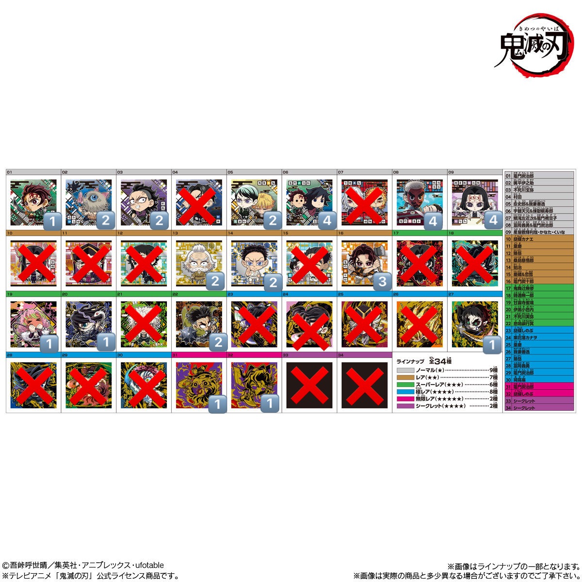 1 鬼滅の刃 ウエハース ウエハース14 にふぉるめーしょん 交換 買取