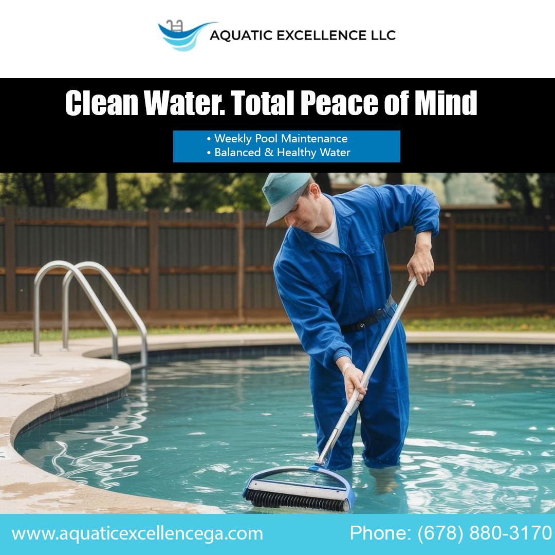 L30348Aquatic's tweet image. Our pool maintenance atlanta ga service delivers consistent cleaning, chemical checks, and system inspections—so you can relax and enjoy your pool without worry. Call today to schedule your maintenance.

aquaticexcellencega.com

#PoolMaintenance #AtlantaPools AquaticExcellence