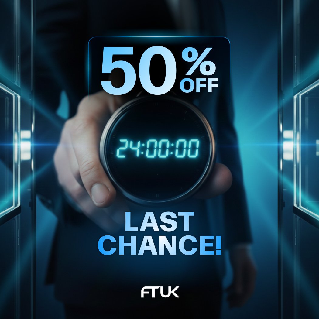 Ftuk_com's tweet image. 🔥 FINAL CHANCE! 🔥

⏰ Last 24 Hours Only!

⚡️ Get 50% OFF ALL PLANS (FOREX &amp;amp; FUTURES)

The Flash Sale is ending soon — don’t let this opportunity slip away!

🚀 Act Fast → ftuk.com