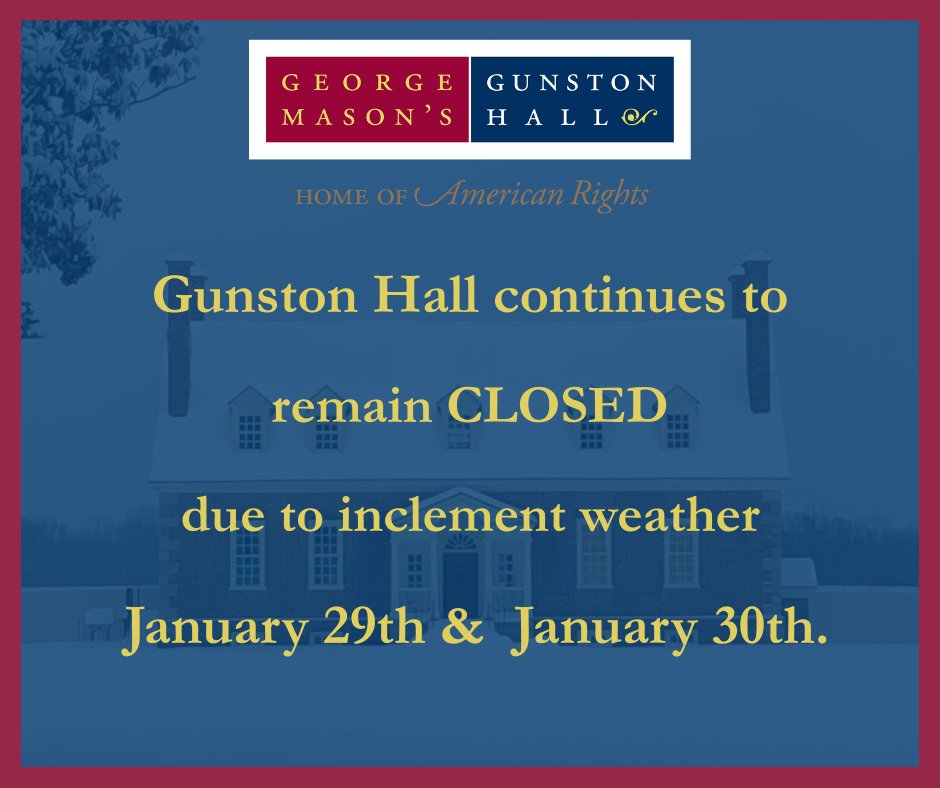 Gunston Hall tweet media
