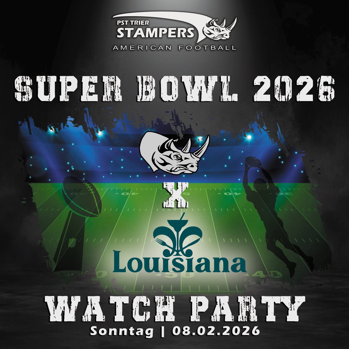 TrierStampers's tweet photo. Super Bowl im Louisiana Trier!

Für das leibliche Wohl bis zur späten Stunde ist natürlich gesorgt. Zusätzlich haben wir uns zusammen mit dem Louisiana noch ein paar Specials für den Abend einfallen lassen. 
Also schnell einen Tisch reservieren (0651 9919899) und dabei sein. https://t.co/gPjd5WkPzO
