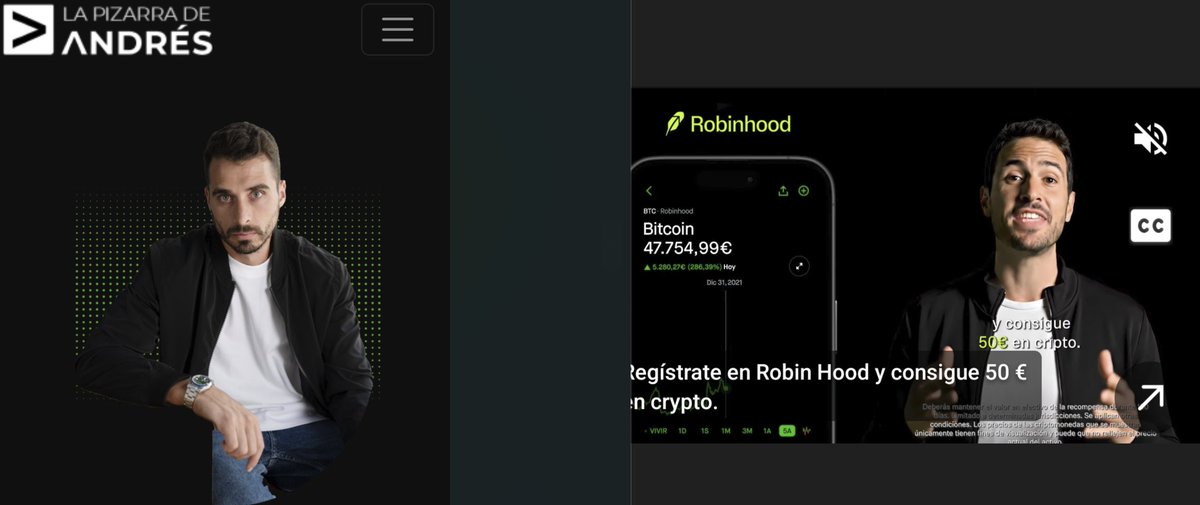 pizarradeandres's tweet photo. Oye chicos de @RobinhoodApp, me habéis copiado hasta la ropa.

Puedo pedir royalties? https://t.co/SJxz6HU1it