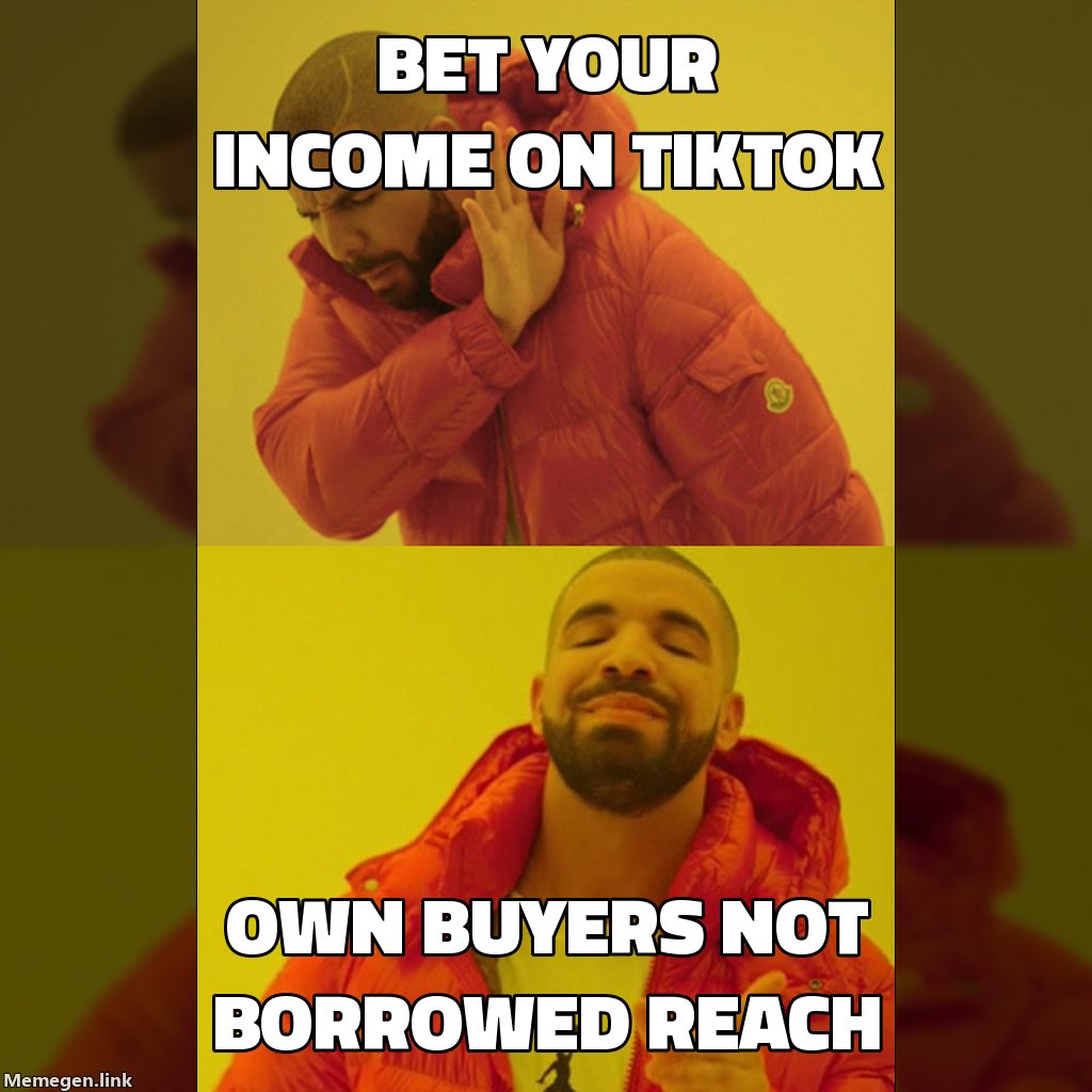 TikTok is your best channel—until it isn’t. Ownership: sell a cut fans keep and resell; you keep 90%. If the feed goes dark, what’s your move?