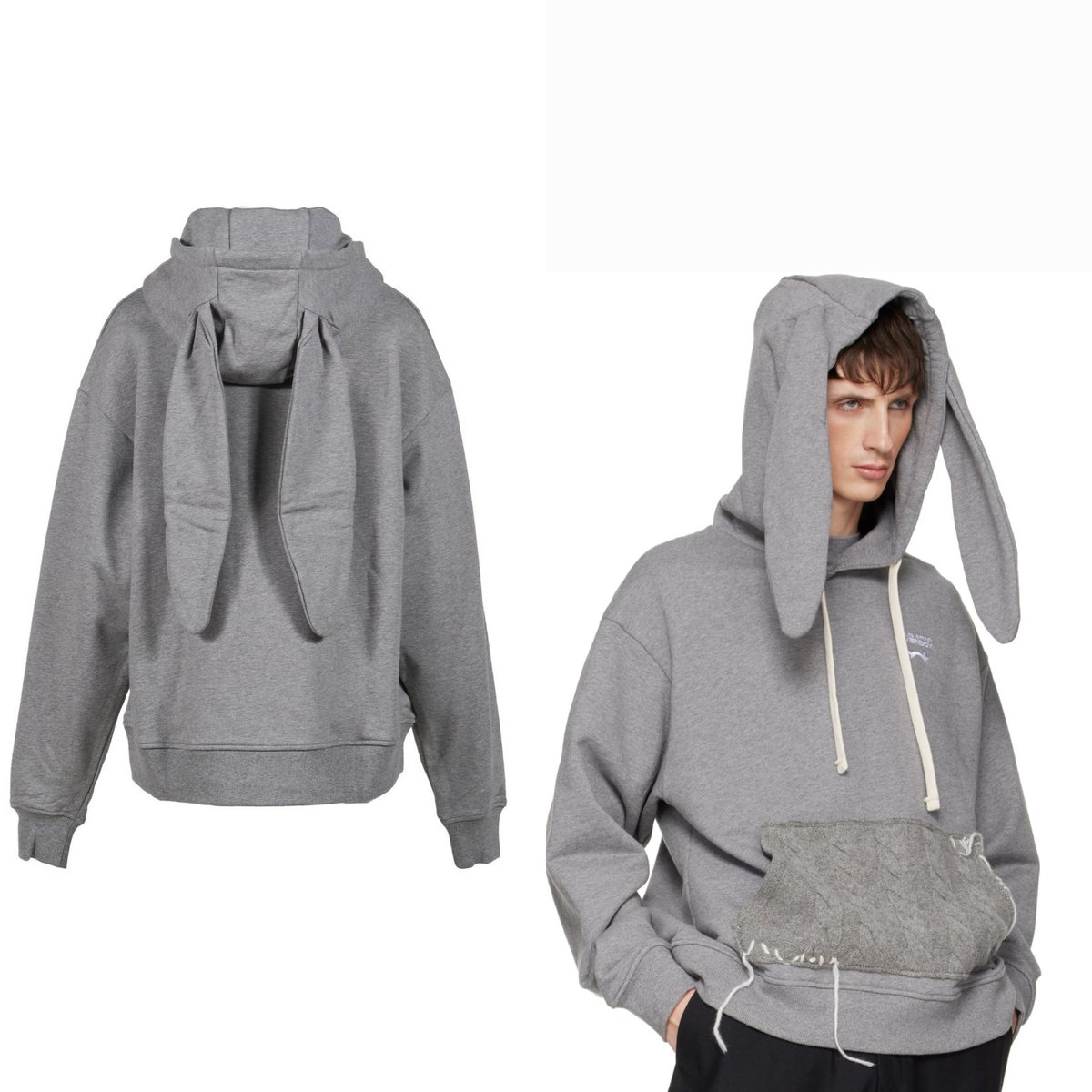 えこの🐰さんジミンなん？！！ こんなにかわいい耳つきフーディー着