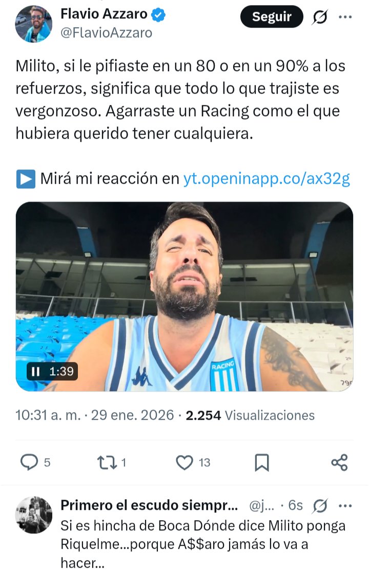 👇👇👇si si hincha de Boca donde dice Milito ,tenés que poner Riquelme... porque A$$aro jamás lo va a poner...