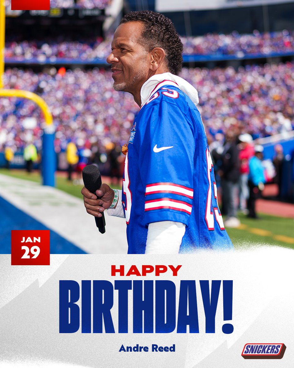 Wishing @Andre_Reed83 a happy birthday! 🎈