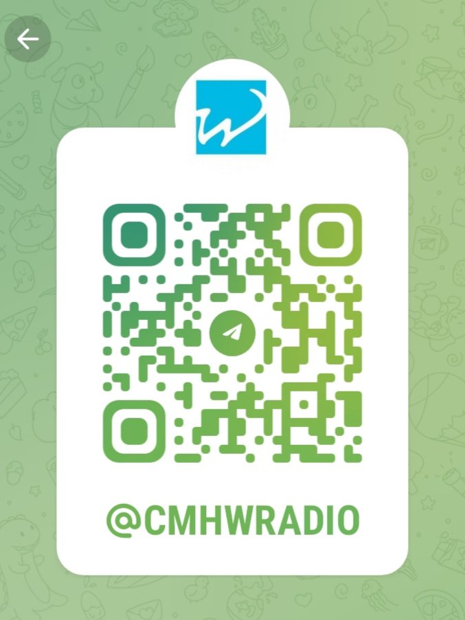 📲 <a href="/radiocmhw/">CMHW La Reina Radial del Centro</a> te acompaña también vía #Telegram, con la actualidad informativa de Villa Clara, Cuba y el mundo. ¿Ya nos sigues allí? 
➡️ Pincha el enlace: t.me/cmhwradio
⬇️ O escanea el QR de la imagen

👋🏻 Con esta invitación iniciamos el periplo de jueves. ¡Buenos días!