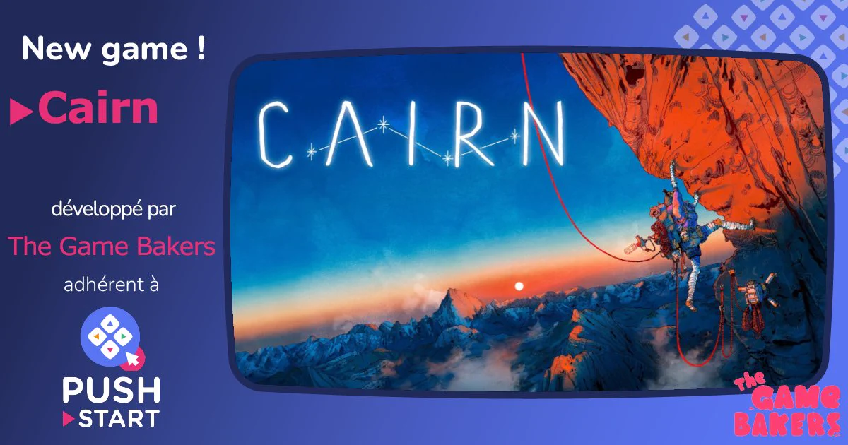 New Game ! Cairn développé par The Game Bakers adhérent à Push Start