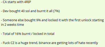 Stuff is going on here 👀

$FKCZ

4R1P1zqnfYR16t94gZfqPTFPiBRgskJfU9oEwLaApump