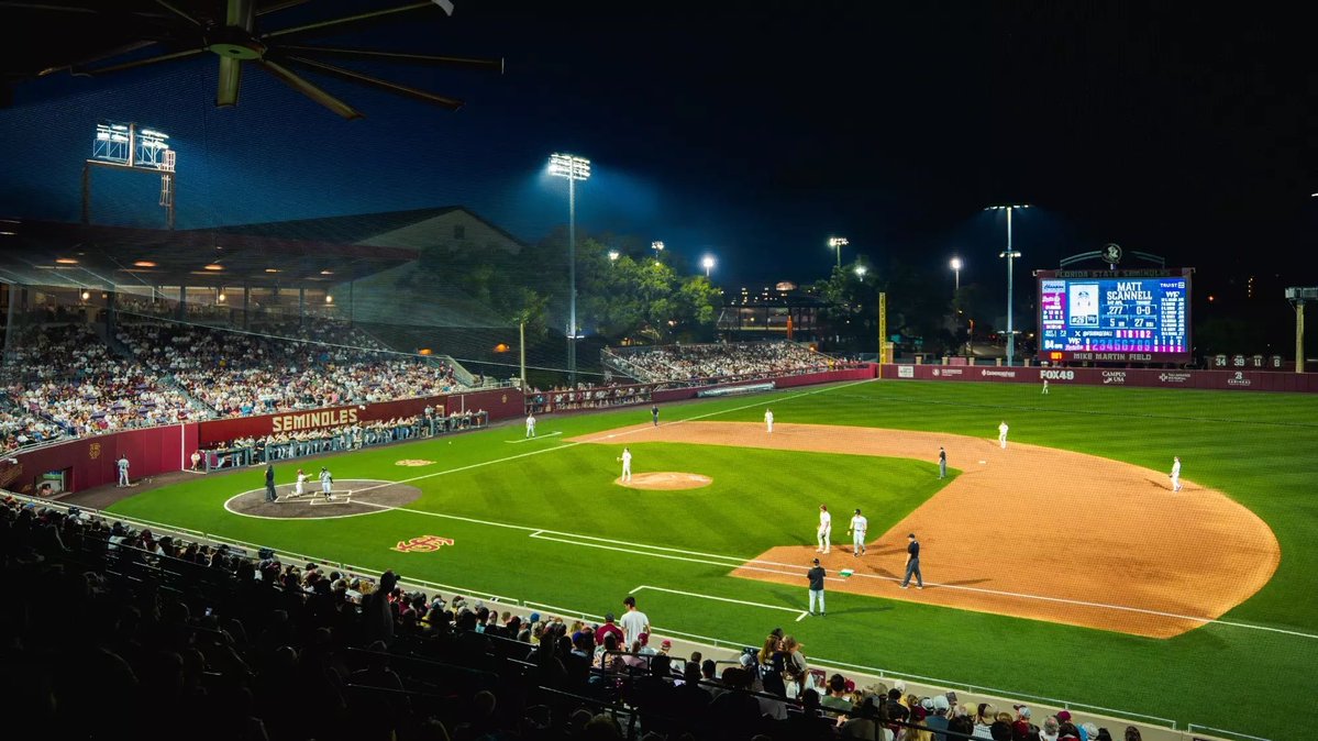 JML_ACC's tweet image. Ballpark Tour:

🏟️Dick Howser Stadium
📍Tallahassee, FL
Capacity: 6,700
Opened: 1983

A bucket list ballpark for any college baseball fan.
