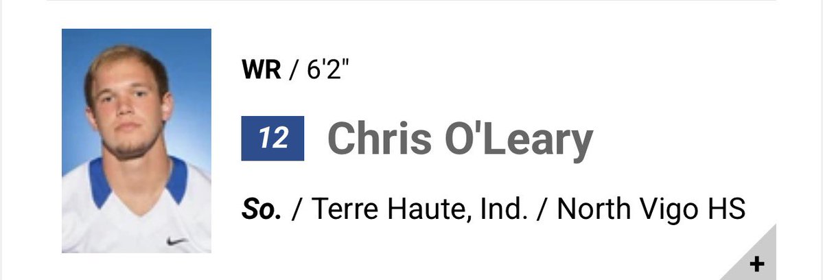 JohnMassingale4's tweet image. 2012 Indiana State Football

Soph WR - Chris O’Leary 
Fr. TE - Robert Tonyan
Defensive Coordinator - Jesse Minter 
TE’s Coach - Mike Mickens