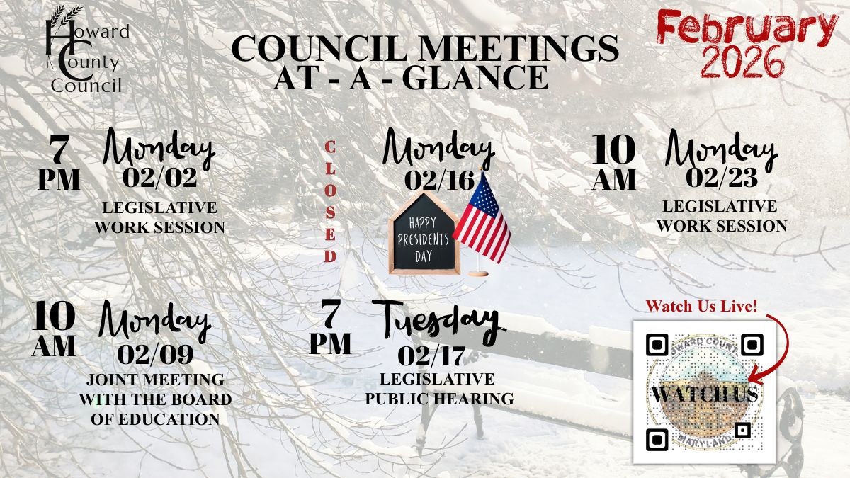 Howard County Council tweet media