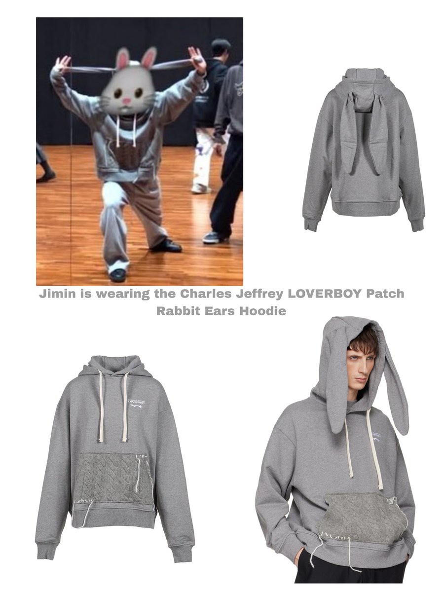 l*l様 CHARLESJEFFREYLOVERBOYChunkyRabbitB OMGGGG JIMINNNNNNNN and Jimin is wearing the Charles Jeffrey