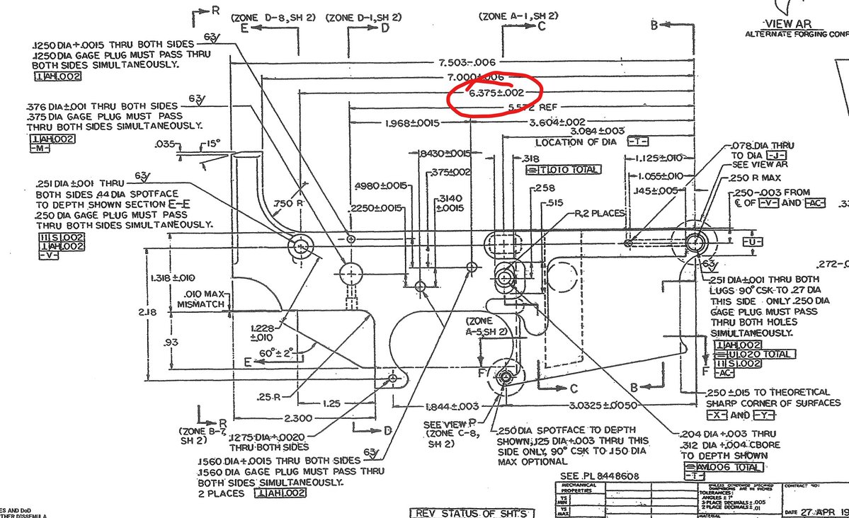 I asked multiple LLMs "what is the center to center distance between the front/rear takedown pin hole on the AR15?" just to see how Giffordspilled they were and honestly, I was surprised.

Grok: 6.375 inches
Gemini: 6.375 (+ .003/- .000) inches
Claude: 7.245 inches (lolwut)