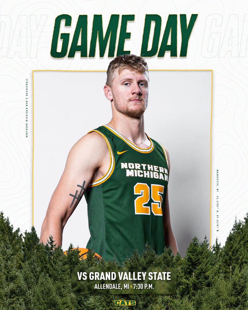 It's a ranked matchup in Laker territory. 

🆚 No. 23 Grand Valley State
⏰ 7:30 p.m.⠀⠀⠀⠀⠀⠀
📍Allendale, MI
🔗 bit.ly/48x6no5⠀