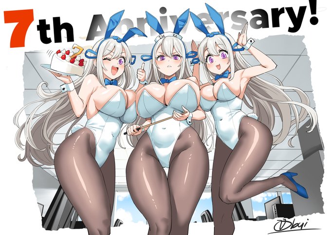 ラストオリジン7周年おめでとう!!
先日の生放送には間に合わなかったけど!!
祝電イラストで祝わせておくれ～～～!!!
라스트오리진 잘되게 해주세요!!!! 