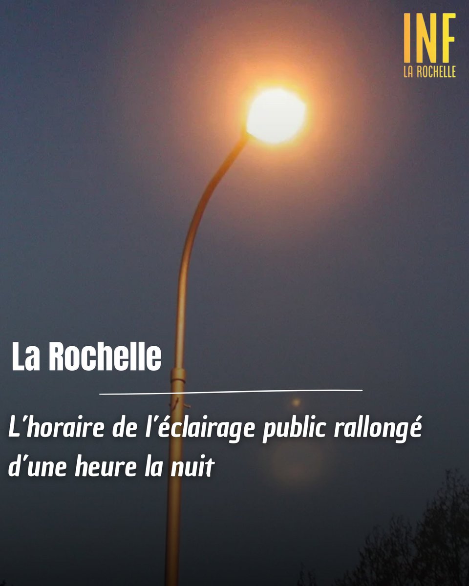 L’éclairage public sera désormais éteint à minuit et rallumé à 6 heures du 1er novembre au 31 mars. Le reste de l’année, l’extinction interviendra de 1 heure du matin à 5 heures | shorturl.at/Bd1jN