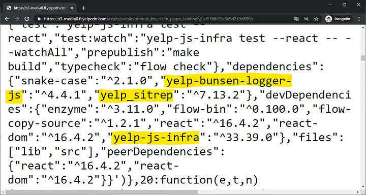 🍽 Resources: Beginners Guide to Learning about Dependency Confusion. 

Guide: book.hacktricks.xyz/pentesting-web…
Blog 1: medium.com/@alex.birsan/d…
Blog 2: zego.engineering/dependency-con…

#infosec