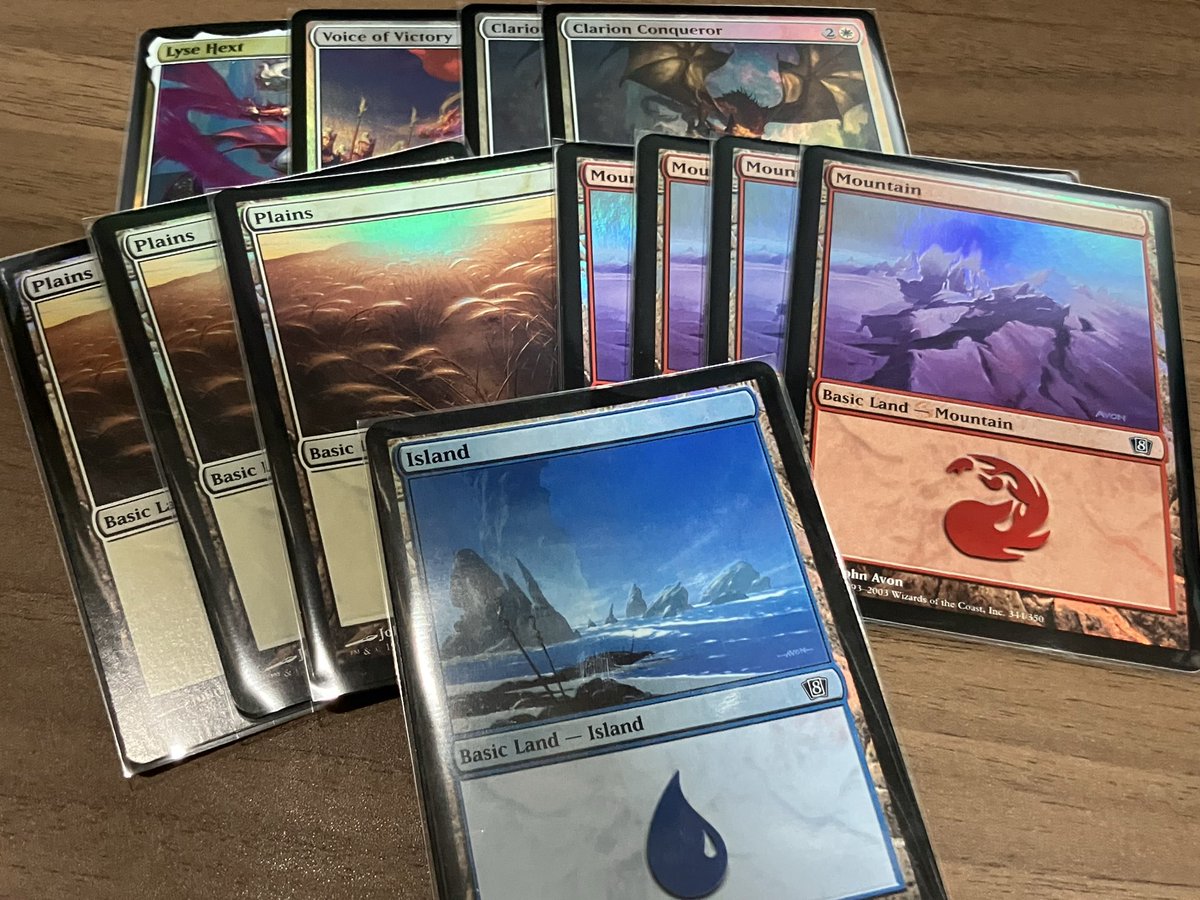 インベイジョンとミラージュの基本土地foilです！！通してください