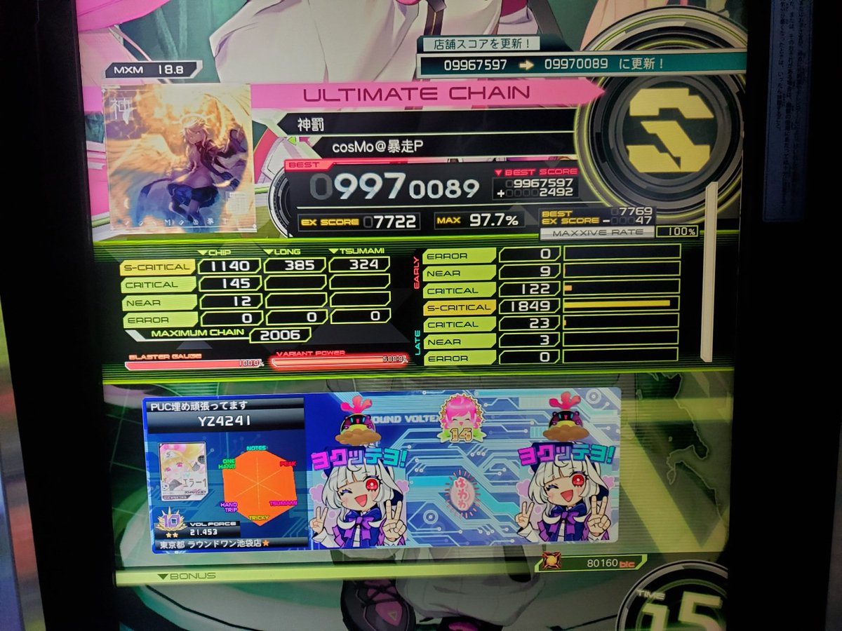 腕から脚まで使いまくってヘトヘトだけどその分収穫が出て大満足