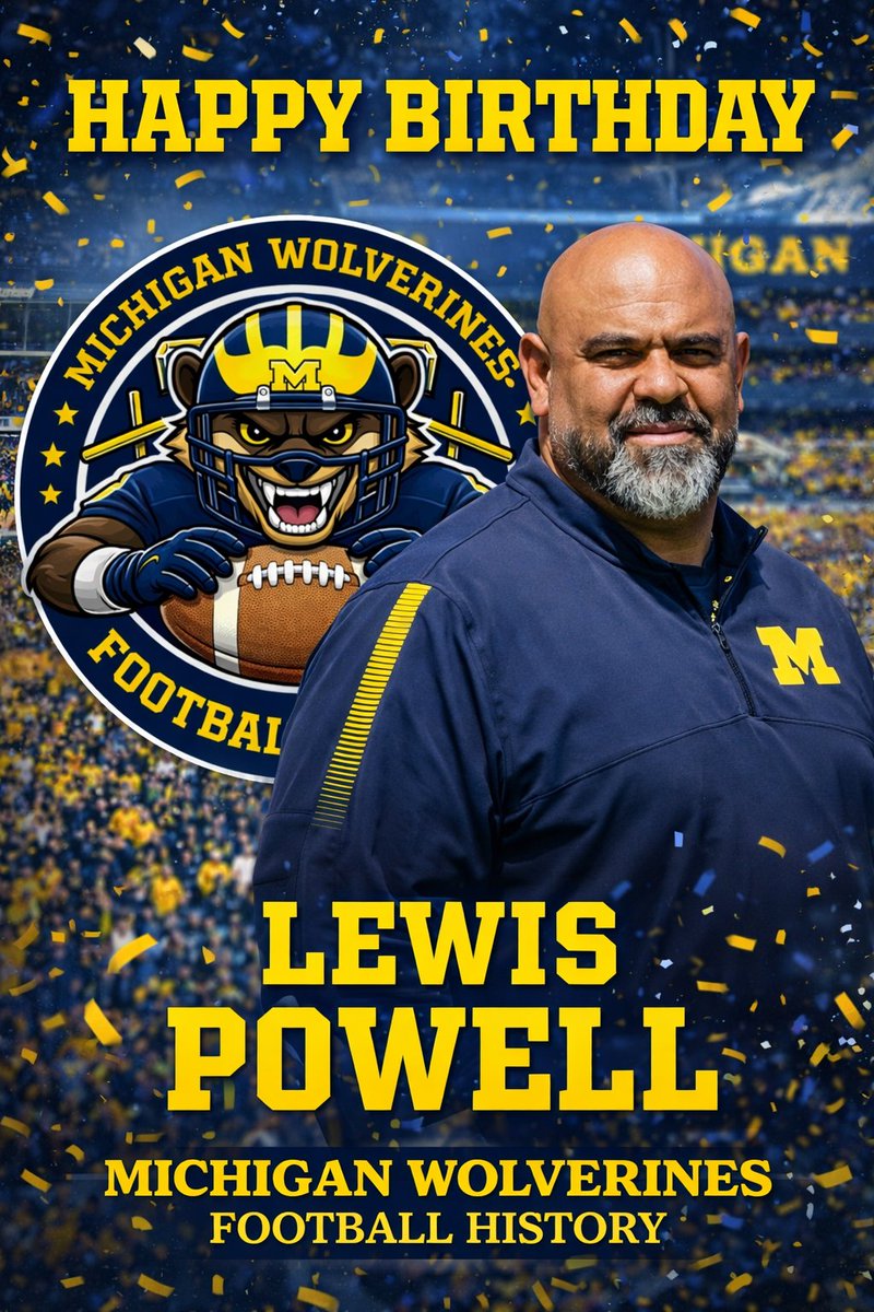 JoeReynoldsAH2's tweet image. 🥳 Happy birthday to Lewis Powell.
  
〽️ 2026 - Present 
Defensive Ends Coach 
@CoachPowell99