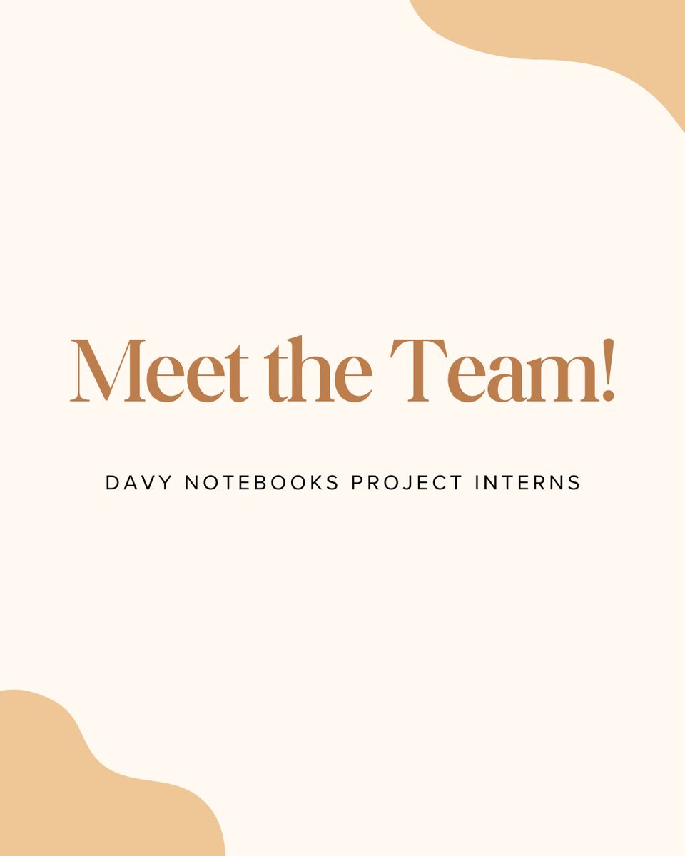 Davy Notebooks Project tweet media
