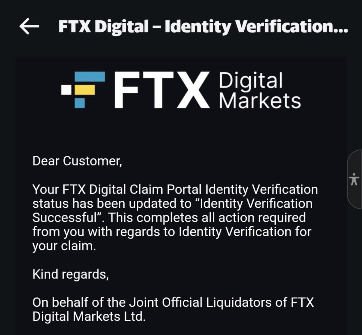 Sunil (FTX Creditor Champion) tweet media