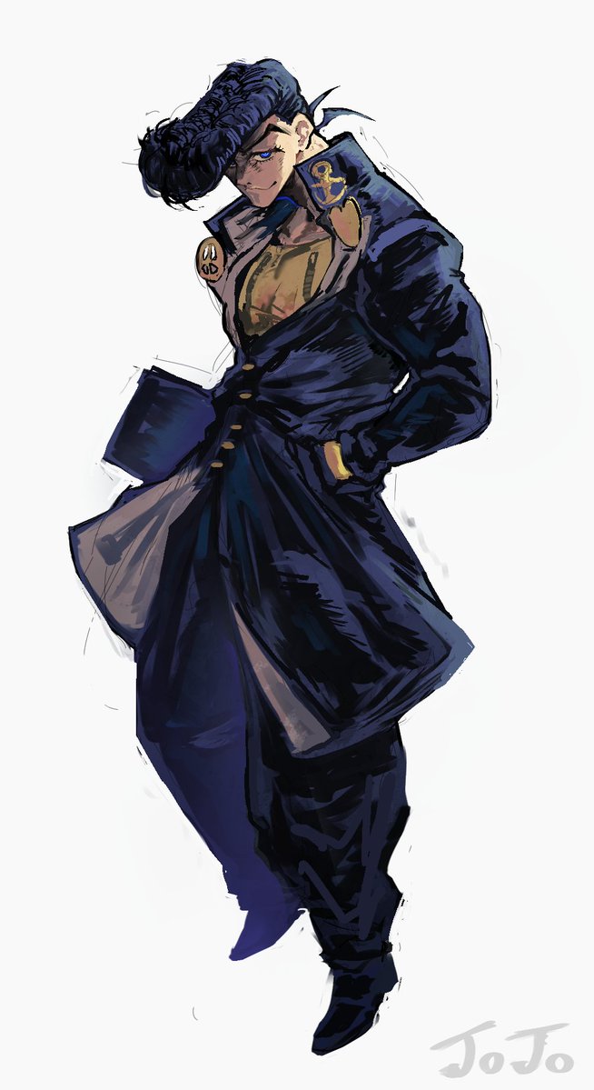 4年ぐらい前に描いた東方仗助 