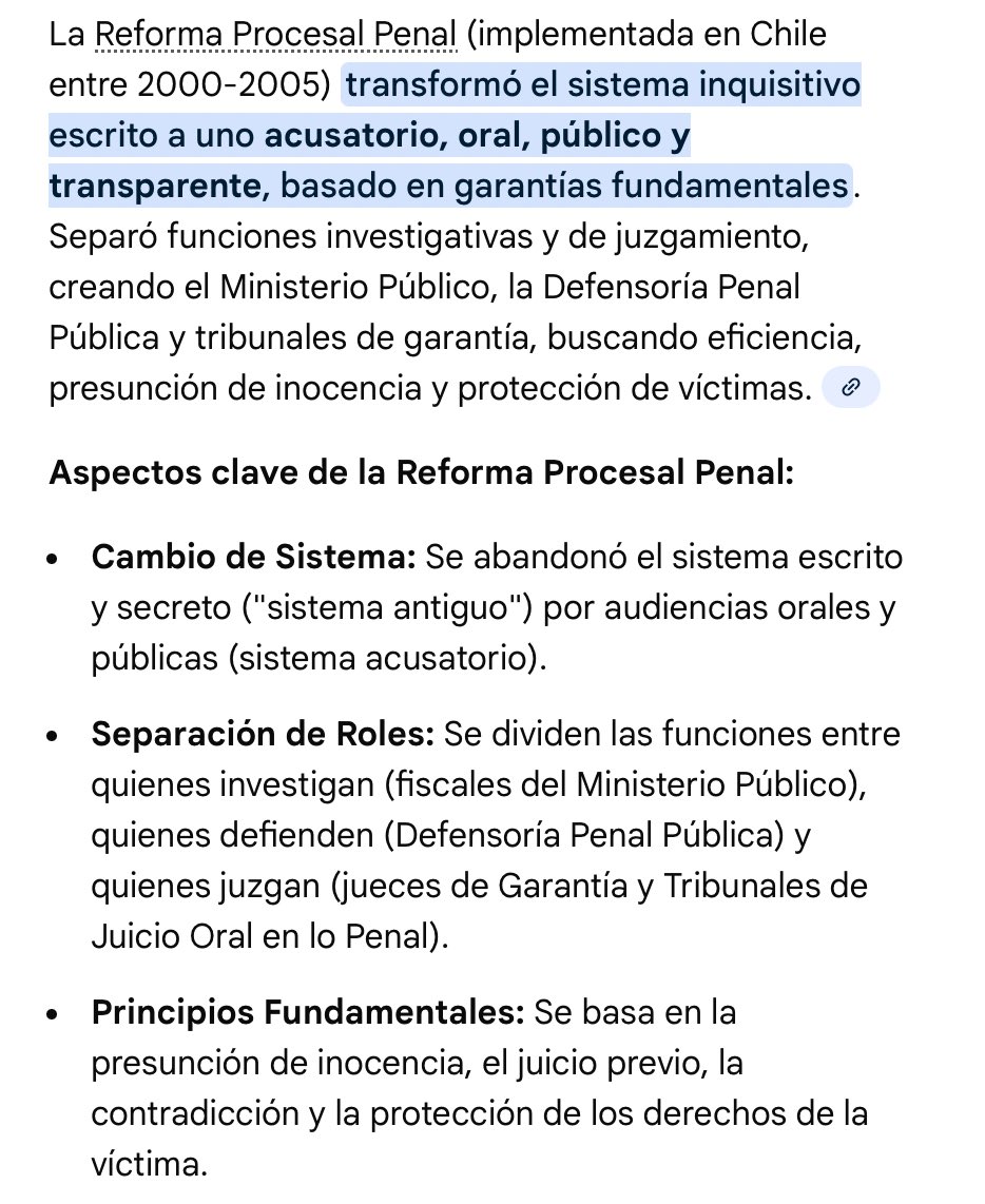 fedoraletelier's tweet photo. @Sonitaporchile 👍 🛑La inspiración de Reforma Procesal Penal año 2000, Juicios acotados, D* a Defensa y Transparente
♦️EL GARANTISMO la asesinó
#Toha #Cariola #Hassler #Jadue #Monsalve #Perez #Larrain #Orrego
Culpables “libres por alamedas”
♦️TRIBUNAL Farándula @Mega selecciona a imputados https://t.co/41dhg69DjW