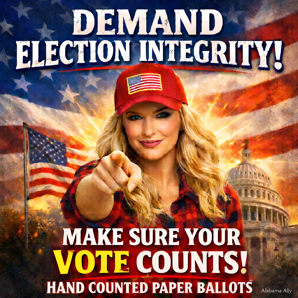 Alabama_Aly00's tweet image. #PaperBallots #TheAmericaProject  #UnitedNotDivided #OneDayOneVote #WWG1WGA #PPN #HandCountedPaperBallots
