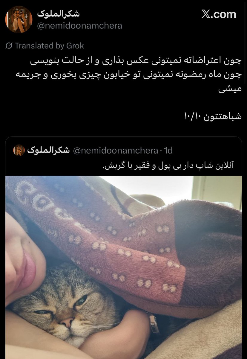 فک کردی اسکرین نمیگیرم بدردنخور؟ 
<a href="/nemidoonamchera/">شکرالملوک</a>