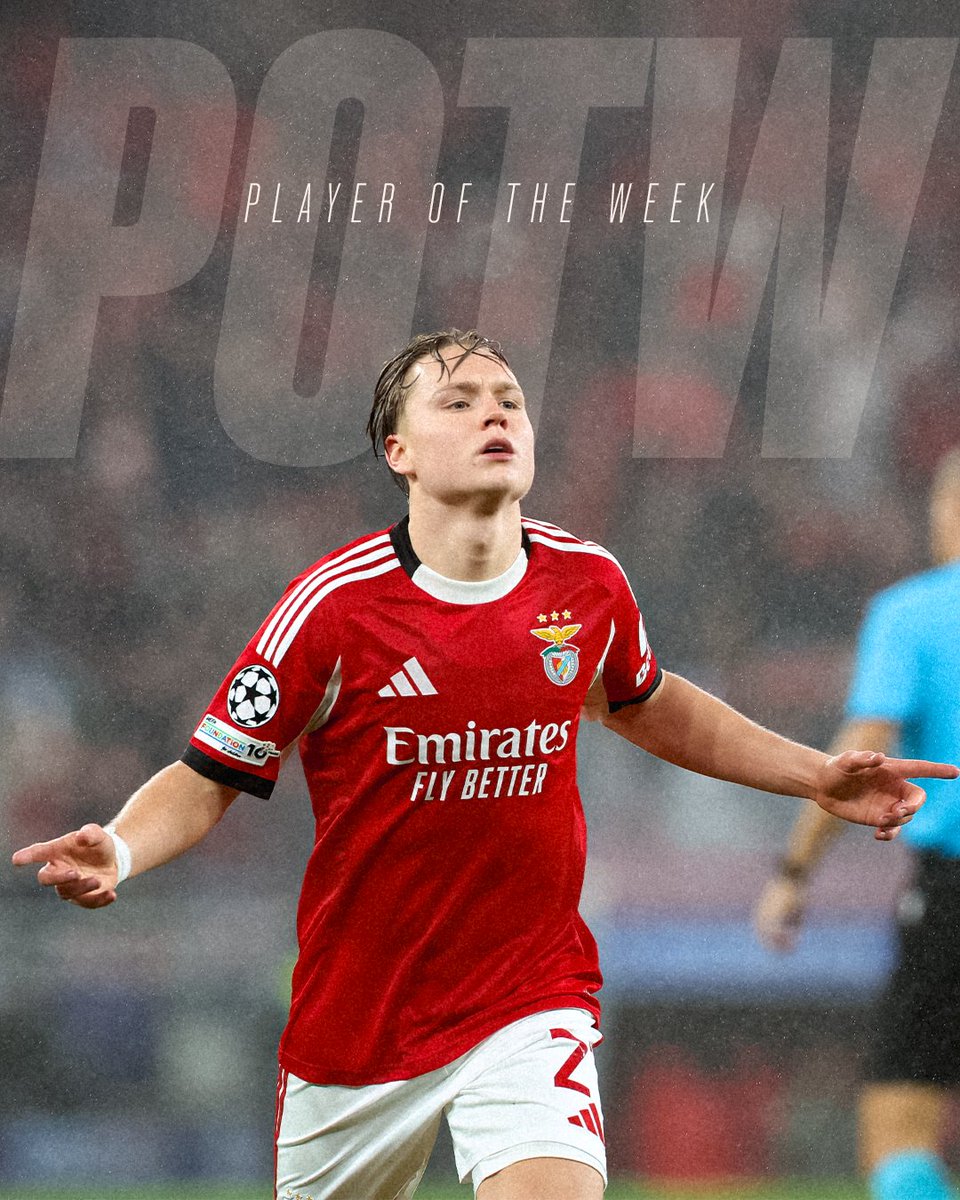 What dreams are made of ✨

Schjelderup é o Player of the Week da #UCL!

#UCLPOTW