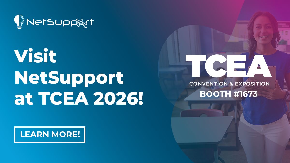 Next stop: San Antonio! 📍🤠

We’re heading to #TCEA2026 from Jan 31 – Feb 4. Come say hi to the NetSupport team at booth #1673 to see our award-winning #EdTech in action!

Catch live demos, chat with our experts, and snag some freebies. See you in Texas! 🚀

#TCEA #Education