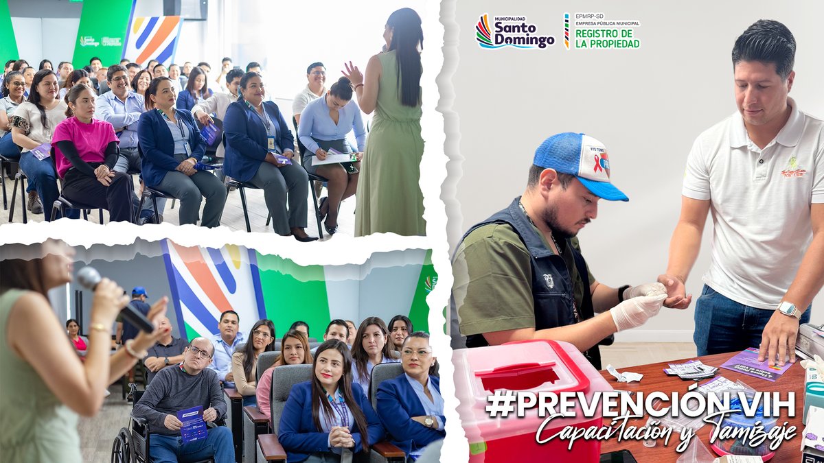 RPropiedadSD's tweet photo. Comprometidos con el bienestar integral de nuestros funcionarios, a través de la Unidad de Salud Ocupacional y en coordinación con el Ministerio de Salud Pública, se llevó a cabo una jornada de capacitación sobre la prevención del #VIH/SIDA. https://t.co/1fP9PpTuN8