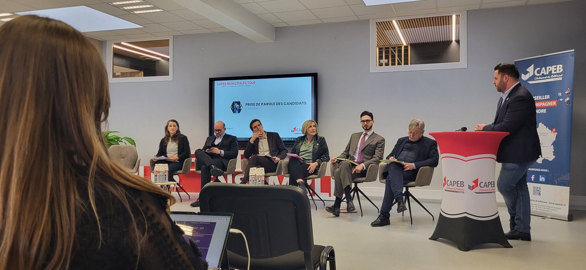 🔴 Merci à la @capeb57 pour son invitation à débattre des enjeux stratégiques pour les entreprises artisanales du bâtiment dans le cadre de l'action publique municipale. A Metz, nous serons le relais du pacte productif à passer avec les TPE-PME de proximité.