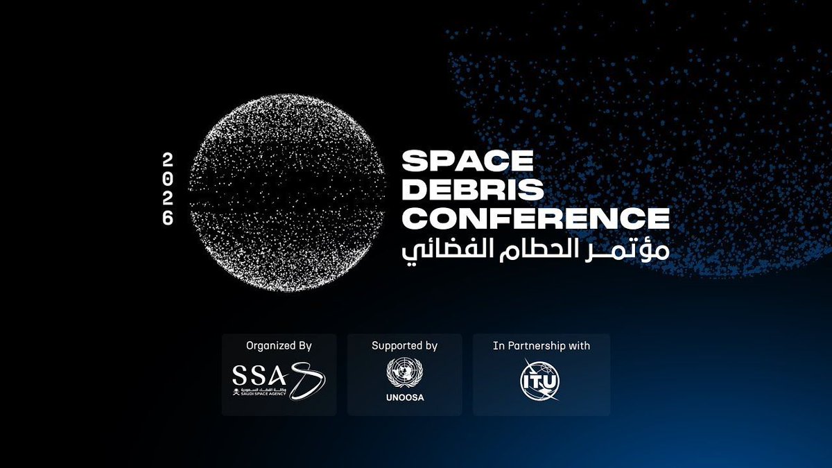 ASSCspace's tweet photo. Closing of the #SpaceDebrisConference 2026,
as part of global collaborative efforts towards a
#TowardsSustainableSpace future,
with the attendance of the company’s officially authorized representative, Eng. Eyad Hefnawi.

https://t.co/4X4LmW2aMZ

#Saudi_Space_Agency

🚀 🛰️ ✨ 🔭 https://t.co/TyX7WPjiOr