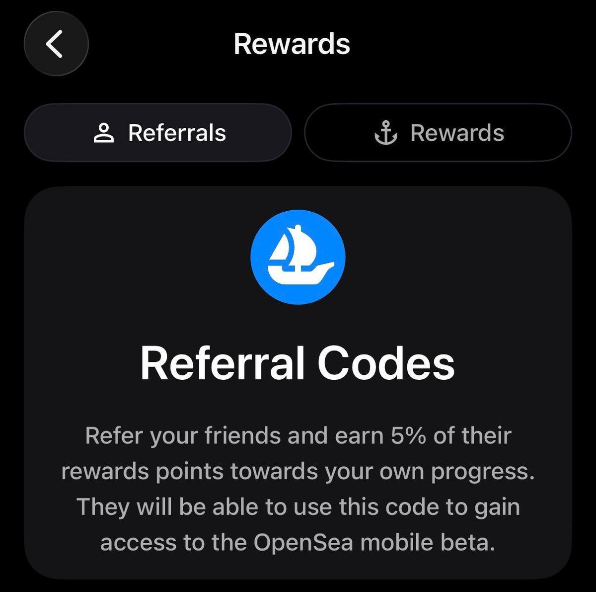 herewegoboom's tweet image. Looks like there will be referral codes on the @opensea app.

More fluffer bullshit to suck more money from everyone.

Imagine if they focused on making a good product and marketed it well? Instead of dragging $SEA and extracting as much as possible?

An impossible feat.